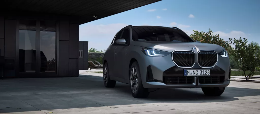 BMW X3 G45 전면부 측면 45도 각도 촬영 사진