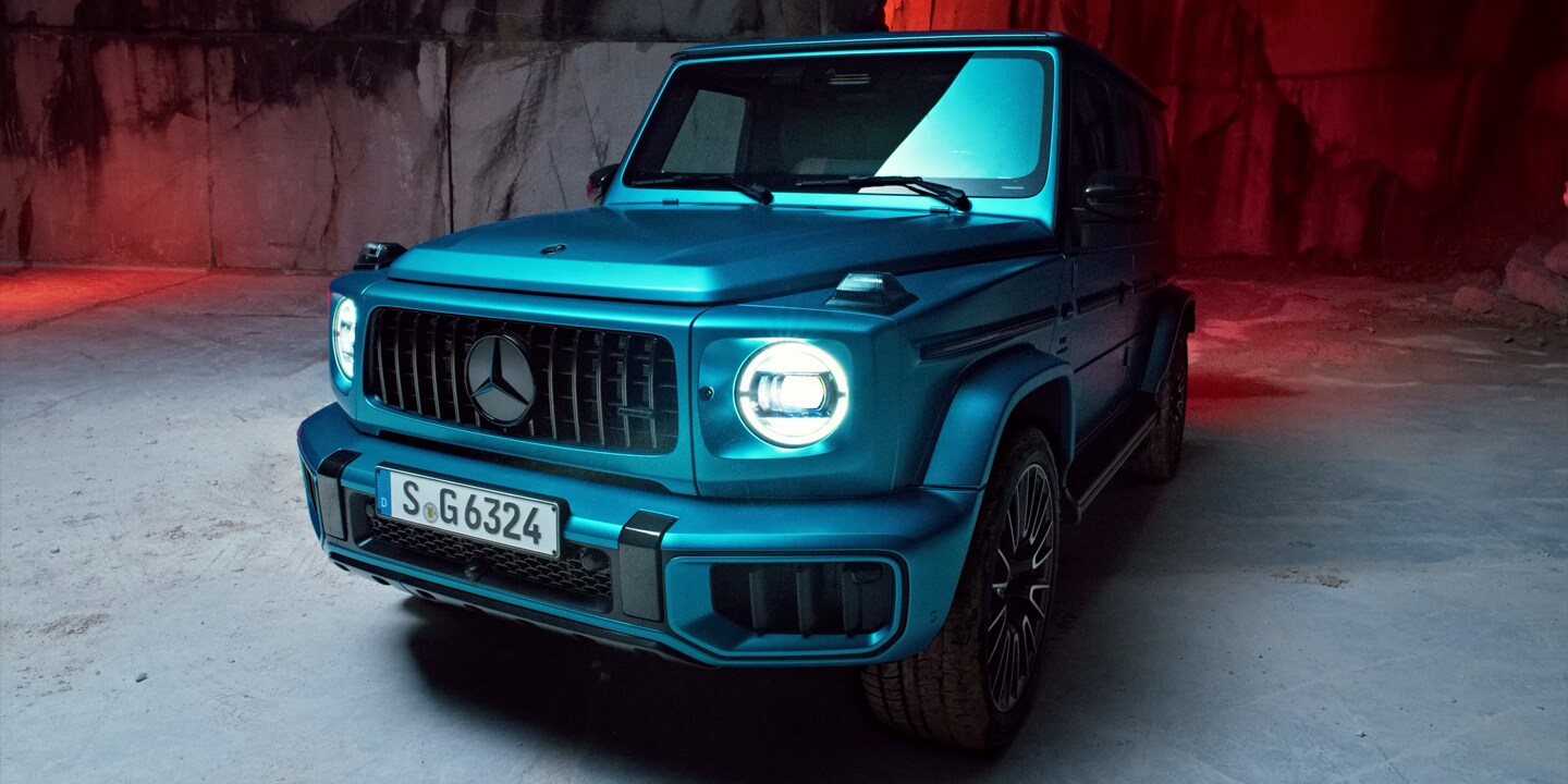 G-Class 외관 전면부 및 휠 사이즈 비교 사진