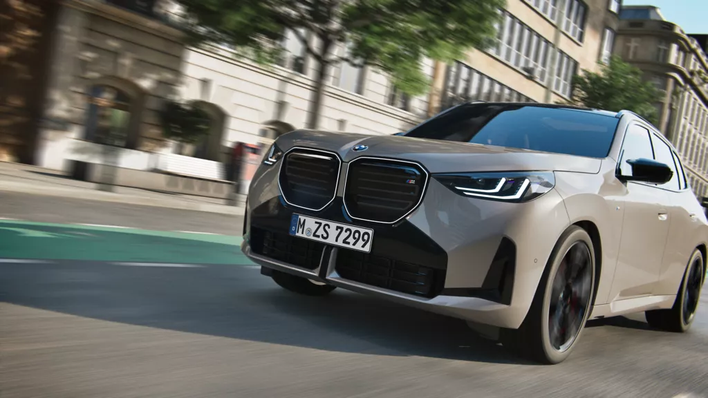 BMW 스파턴버그 공장 전경 또는 X3 M50 xDrive 생산 라인 이미지