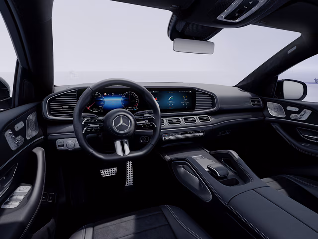 GLE Coupé 전면 그릴과 헤드램프 디테일 컷