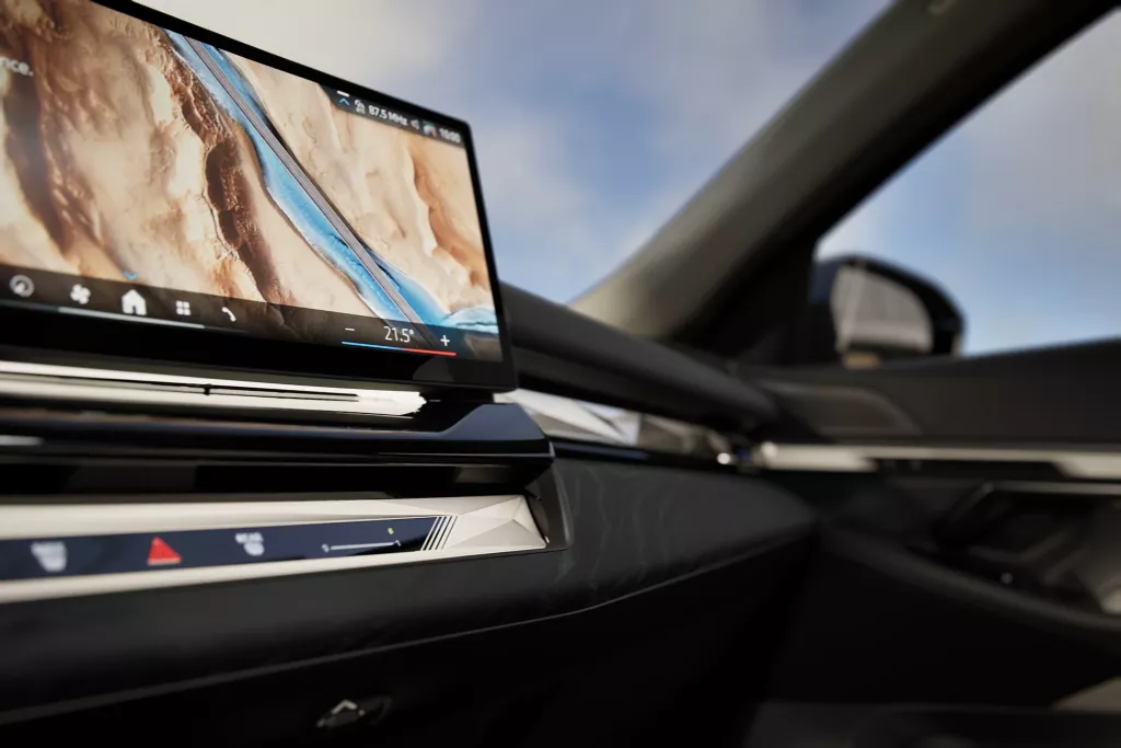 BMW 530e G60 후면부 디자인 촬영